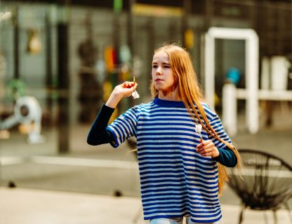 Testa ballīte būvniecības procesā