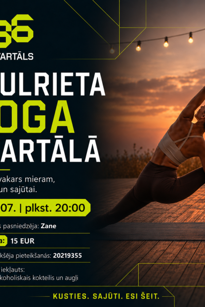 SAULRIETA JOGA KVARTĀLĀ