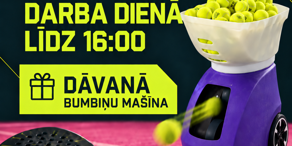 Bumbiņu ma&scaron;īna dāvanā!
