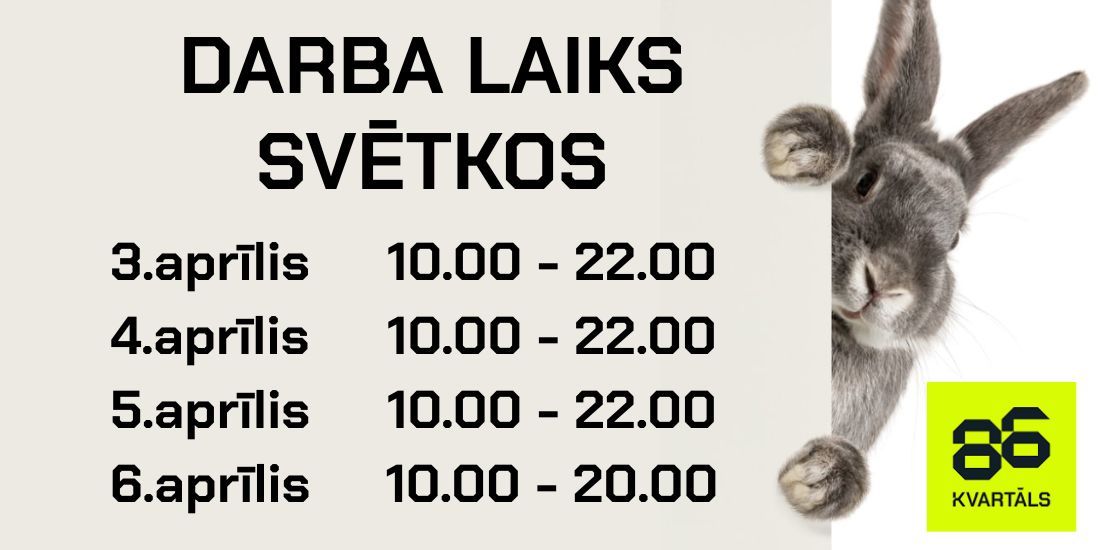 Izmaiņas darba laikā aprīlī